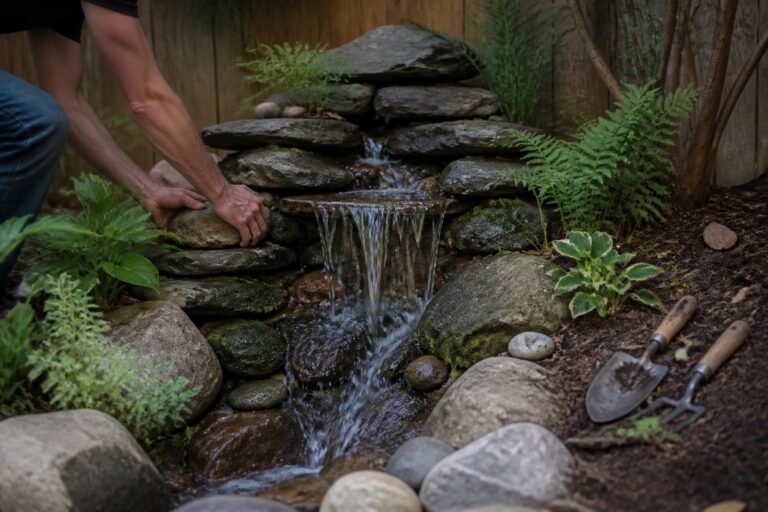 10 Small Corner Backyard Waterfall Ideas That Transform Tiny Spaces Instantly